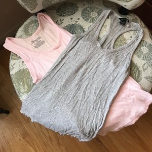 Set of 2 size small tank tops - Moda International and Old Navy